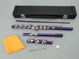 Cupronickel C 16 Closed Holes Concert Band Flute Purple 93412318