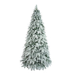 ZUN 7.5ft Artificial Christmas Tree with 400 LED Lights and 1200 Bendable Branches, Christmas Tree N710P181625K