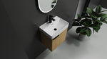 ZUN 20" Wall-Mounted Bathroom Vanity with Ceramic Sink, Storage Cabinet with Doors W1972P196398