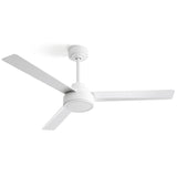 52" Ceiling Fan Without Light, 3 ABS Blades Farmhouse Ceiling Fan with Remote Control 6-speed W882P164177