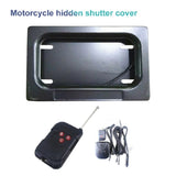 1Pcs Motorcycle Front Or Rear Electric Remote Control License Plate Holder Kit Ignitor Interface for 42462347