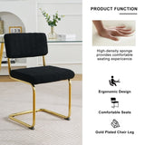 Modern simple light luxury dining Black home bedroom stool back dressing student desk W210131947