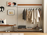 Leon clothes hanger antique American clothes and hat rack retro home portable stainless steel W3318P308509