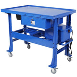 Premium Tear Down Table and 3.5Gallon Part Washer,Mobile Parts Washer,Cabinet parts washer with 110v W465P266867