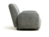 360&deg Swivel Chair Accent Chair 32.48-inch chenille fabric upholstered sofa, suitable for living W2901P463495