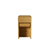 ZUN CC0212S106 Oak Bathroom Open Shelves Cabinet, Wall-mounted Storage Cabinet for Small Spaces W1865P167930