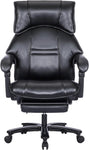 ZUN 500lbs Big and Tall Office Chair Wide Seat for Heavy People with Quiet Wheels Heavy Duty Metal Base W1521P221507