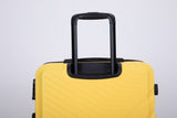 3 Piece Luggage Sets ABS Lightweight Suitcase with Two Hooks, Spinner Wheels, TSA Lock, , 53573622