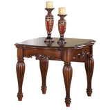 Cherry End Table with Turned Fluted Leg B062P189187