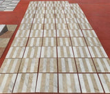 12*12 Waterjet marble,White Gold 2 color, marble, for floor and wall,polished marble tile, W1696P262346