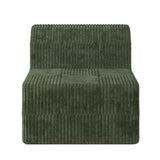 Single seat sofa Compressed Sectional Sofa Modern Minimalist Style Corduroy Couch, Sleeper Sofa for W487P230473