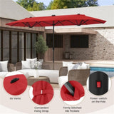 13 Feet Umbrella with LED Lights 50835539