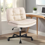 UPGRADE! Larger Size 360&deg Swivel Home Office Desk Chair with Wheels W1403P155225