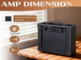 KMA201 41-inch walnut top acoustic guitar with matte binding, comes with a 15W amplifier, bag, 84449469