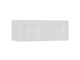 Solid Wood Shaker Short Wall Cabinet 30"W x 12"D x 15"H, Painted White, Ready-to-Assemble T2950P479299