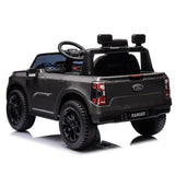 ZUN 12V Kids Ride On Car W/Parents Remote Control,Licensed Ford Ranger,2WD,Rear wheel suspension,Low W1396P147028