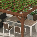 ZUN Outdoor Wooden Gazebo （Prohibited by WalMart） 87090018