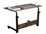 Rolling & Height adjustable P2 15MM Chipboard & Steel Side Table with Baffle 38873467