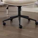 Cross Legged Chair with Flip-up Armrests, Cross Legged Office with Wheels, Comfy Swivel 86214703
