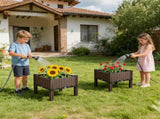 Raised Garden Bed Planter Box, 3 Size Options Self-Watering Elevated Garden Bed, Lightweight PP 52277315