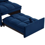 ZUN 4 in1 Multi-Function Single Sofa Bed with Storage Pockets,Tufted Single Pull-out Sofa Bed with W2186P163738