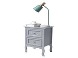 2pcs Country Style Two-Tier Night Tables Large Size Grace 63971339