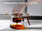 Bonston heat-resistant glass teapot, magnetic switch, 27oz 37346670