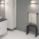 DAX Solid Surface Shower Stool - Matte Black B2702P227038