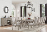 Grey and Grey Oak Padded Side Chair B062P209278