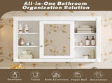 42'' Wall Mounted Bathroom Storage Cabinet, Medicine Cabinet, Modern Bathroom Wall Cabinet with N710P363544K