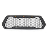 Black Mesh Grille For Toyota tacoma 2016 -2023 Not Fit Truck with Radar Behind the Badge W2801P220386