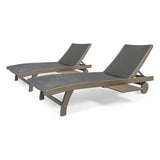 BANZAI CHAISE LOUNGE WITH PULL-OUT TRAY 63124.00GRYMP2