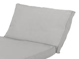 HONOLULU CLUB CHAIR CUSHION SET, BACK CUSHION AND SEAT CUSHION, SILVER, SET OF 1, N775P270243S