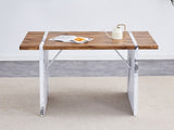 Modern style square dining table, medium-density fiberboard dining table, 55x31.5 inches, can be W1512P359375