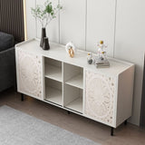 Living Room Furniture Mid Century Modern Tv Stand Kitchen Storage White Curio Buffet Cabinet W2263P207529
