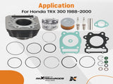 Cylinder Piston Top End Rebuild Kit for Honda TRX 300 Fourtrax FW 4x4 2x4 88-00 66278794