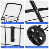 Medium folding shopping cart 65703376