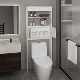 Madrid Over The Toilet Cabinet, Double Door, Two Shelves White B200P286971