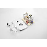 Shower System with Shower Head, Hand Shower, Slide Bar,, Shower Arm, Hose, Valve Trim, and Lever W2287P167927