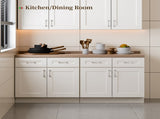 33 Inch White Shaker Double Door Wall Cabinet Solid Wood with 2 adjustable shelves Ready to Assemble T2950P490383