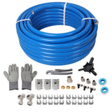 3/4" x 100ft Air Compressor Piping, High Quality PEX-AL-PEX Tubing, Air Hose Kit Air Compressor W465P220512