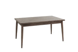 Contemporary Walnut Finish 1pc Dining Table Only Solid wood Rectangle Table Melamine MDF Dining Room B011P203548