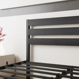 Queen Size Platform Bed Frame with Wooden Headboard, Under Bed Storage, Non-Slip, Noise Free, Easy W840P164959