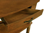 33.8'' Small Triangle Table, Wood Side Table for Small Spaces/ Living Room, 3 Tier End 82781296
