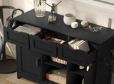 Storage Cabinets,Wooden Floor Cabinet,with Drawers and Shelves Storage Cabinets,Accent Cabinet for 11185990