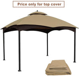 Replacement Canopy Top for Lowe's Allen Roth Heavy Duty Roof Top with Air Vent 10X12 W419P169912