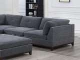 Modular Living Room Furniture Corner Wedge Ash Chenille Fabric 1pc Cushion Wedge Sofa Couch. B011104328