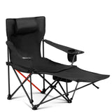 ZUN 2 Pack 2-in-1 Camping Chair Reclining, Lightweight Folding Camping Chair with Adjustable Backrest & 02370354