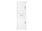 Tall Bathroom Storage Cabinet, Freestanding Storage Cabinet with Twos and Adjustable Shelves, 99964212