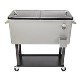 80QT Iron Spray Cooler with Shelf 38799184